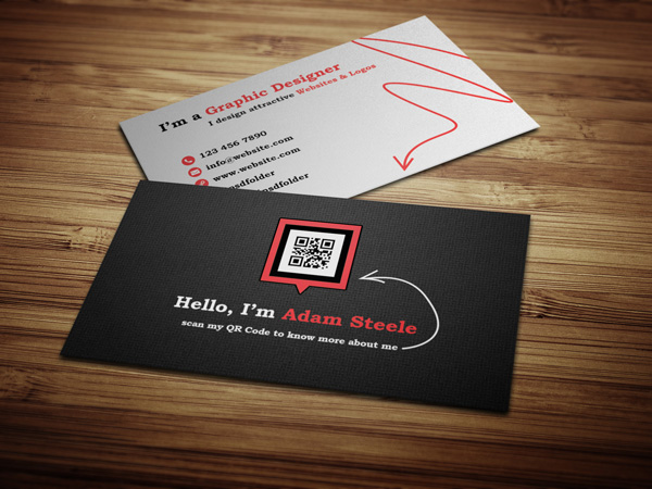 business card qrcode