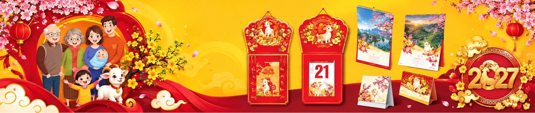 banner lịch tết