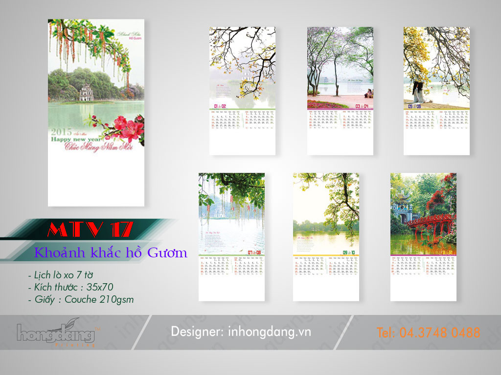 thiết kế lịch tết 2019 giá rẻ chất lượng