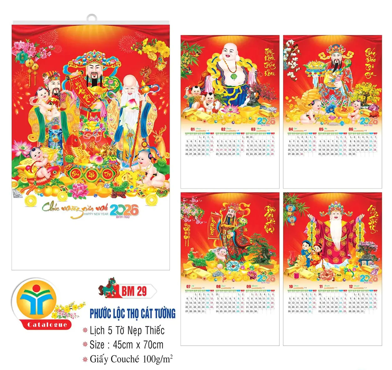 Thiết kế và in lịch nẹp thiếc cho doanh nghiệp