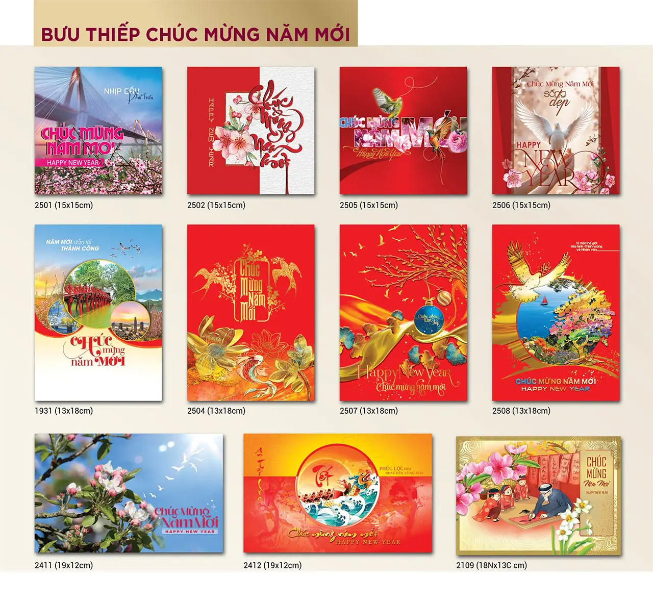 in thiệp chúc tết 2026